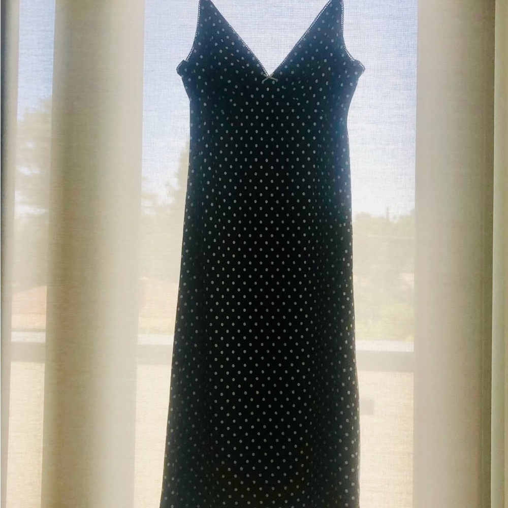 Camila Coelho Black and White Midi Dress